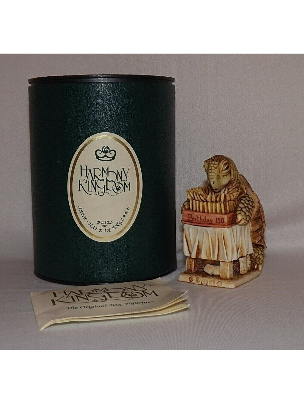 Harmony Kingdom Turtle Wishful Thinking 2nd Edition Trinket Box MIB England